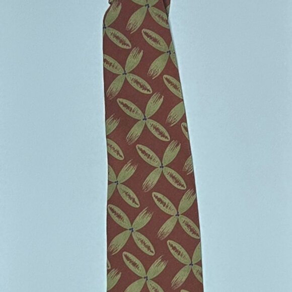 Giorgio Armani "Cravatte" Crepe de Chine 3.75" Wide Floral Silk Tie - Picture 4 of 8